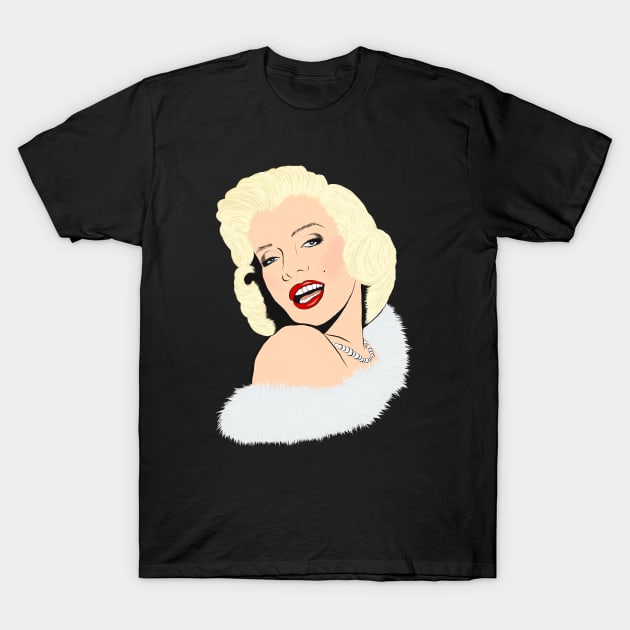 Gentlemen prefer blondes T-Shirt by Jvdesigns